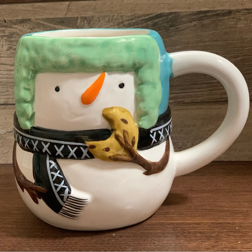 Super Cute Christmas Snowman Ceramic Mug - NEW